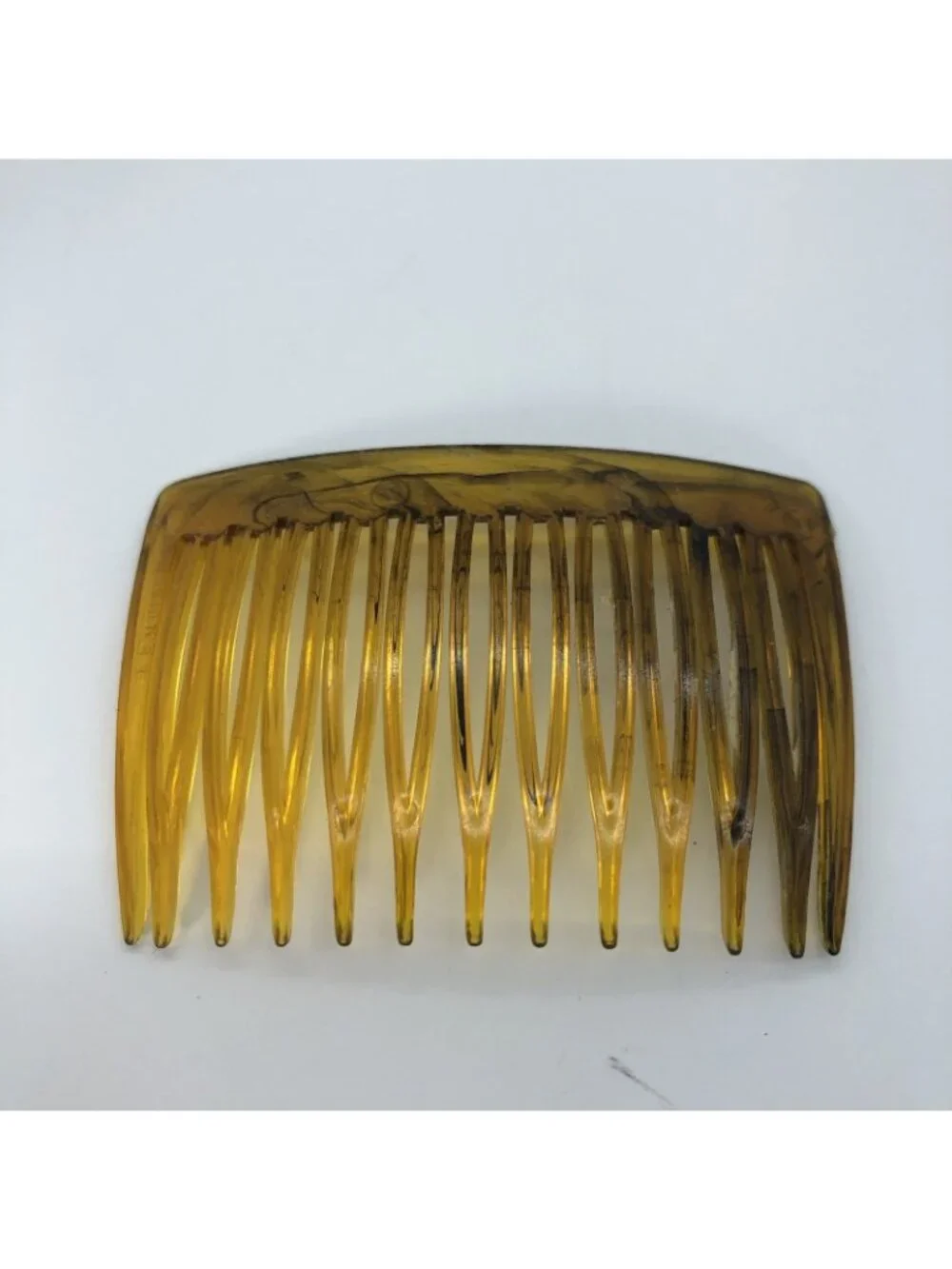 Vintage faux tortoise hais combs lucite plastic Scunci